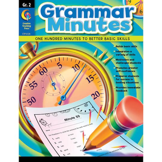 Grammar Minutes Book, Grade 2 By Creative Teaching Press | 8.4" x 0.3" x 10.7" | Michaels®